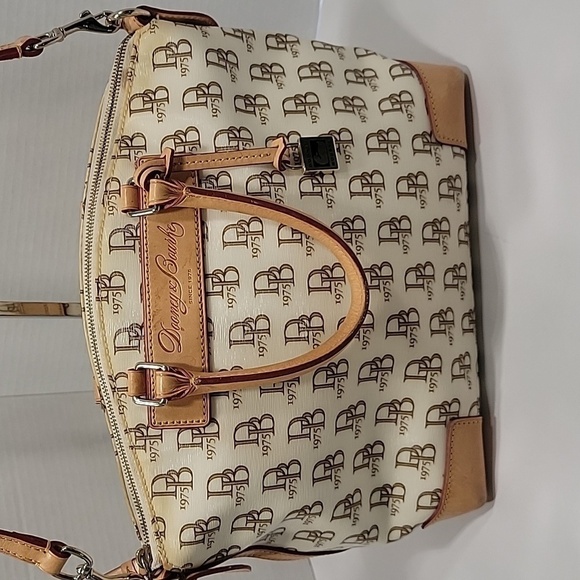 Dooney & Bourke Genuine Florentine Vacchetta Leather Handbag / Crossbody - Picture 3 of 15